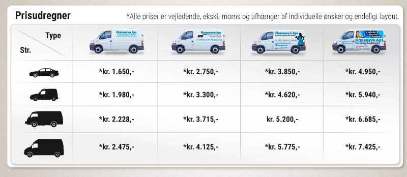 Priser på bilreklame